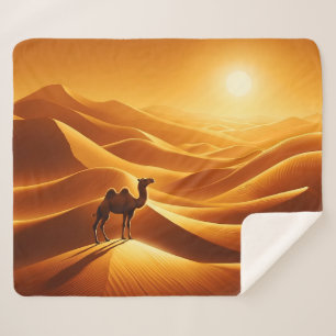 Silhouette Kamm sonniges Ägypten Mittelost Sherpadecke