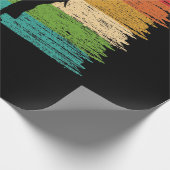 Silhouette Karate Belt Colors Geschenkpapier (Ecke)