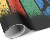 Silhouette Karate Belt Colors Geschenkpapier (Rolleneckpunkt)