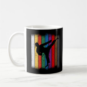 Silhouette Karate Belt Colors Kaffeetasse