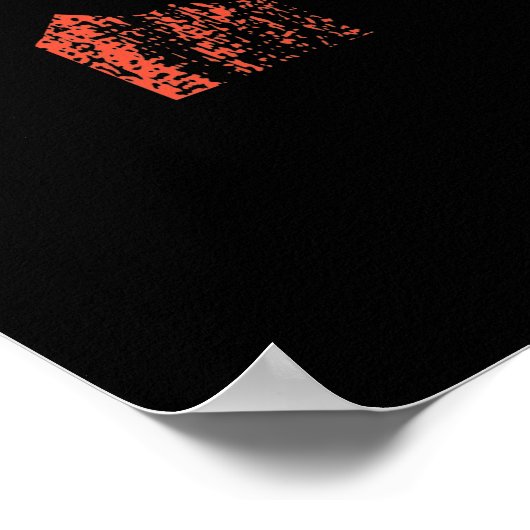 Silhouette Karate Belt Colors Poster (Ecke)