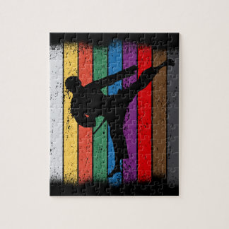 Silhouette Karate Belt Colors Puzzle