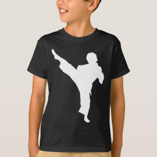 Silhouette Karate Fighter Shotokan Kampfkunst Ta T-Shirt