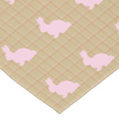 Silhouette Kariertes Muster Tischläufer (Ecke)