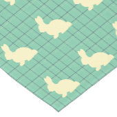 Silhouette Kariertes Muster Tischläufer (Ecke)