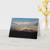 Silhouette Karte (Gelbe Blume)