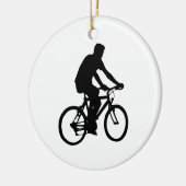 Silhouette Keramik Ornament (Links)