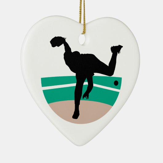 Silhouette Keramik Ornament (Rechts)