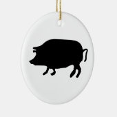 Silhouette Keramik Ornament (Rechts)