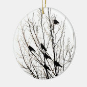 Silhouette Keramik Ornament (Links)