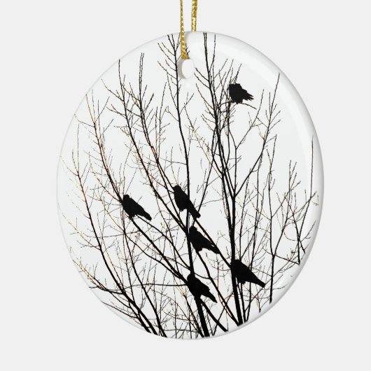 Silhouette Keramik Ornament (Links)