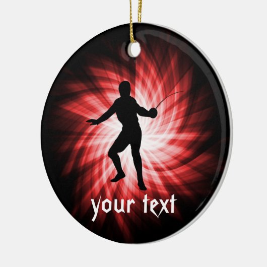 Silhouette Keramik Ornament (Links)