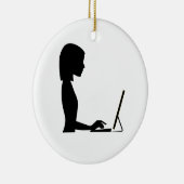 Silhouette Keramikornament (Rechts)