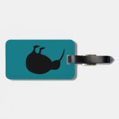 Silhouette KIWI Gepäckanhänger (Rückseite horizontal)