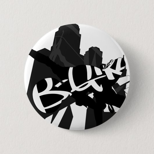 Silhouette-Knopf-Abzeichen des Button (Vorderseite)