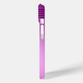 Silhouette Kokopelli auf Lila Case-Mate iPhone Hülle (Rückseite / Links)