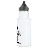 Silhouette Kokopelli Edelstahlflasche (Rechts)