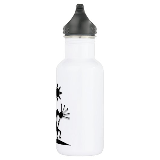 Silhouette Kokopelli Edelstahlflasche (Rechts)
