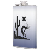 Silhouette Kokopelli Flachmann (Links)