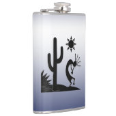 Silhouette Kokopelli Flachmann (Rechts)