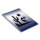 Silhouette Kokopelli Notizblock (Rechte Seite)