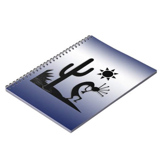 Silhouette Kokopelli Notizblock (Linke Seite)