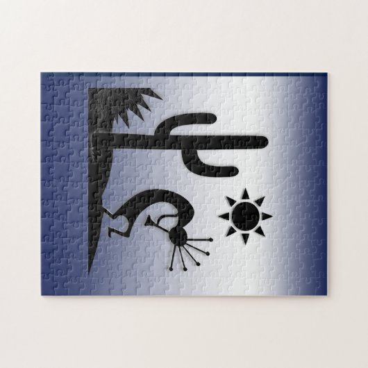 Silhouette Kokopelli Puzzle (Horizontal)
