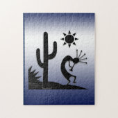 Silhouette Kokopelli Puzzle (Vertikal)