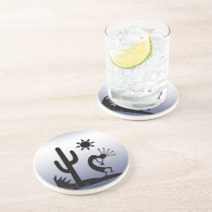 Silhouette Kokopelli Untersetzer