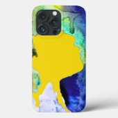 Silhouette Kunst abstrakte Aquarell Case-Mate iPhone Hülle (Rückseite)
