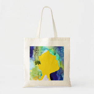 Silhouette Kunst abstrakte Aquarell Tragetasche