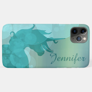 Silhouette L (aquamarine, aquamarine Blasen) Case-Mate iPhone Hülle