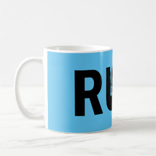 Silhouette-Lauf für Marathonläufer Kaffeetasse