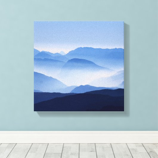 Silhouette Leinwanddruck (Insitu (Holzboden))