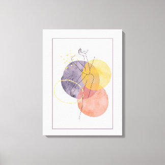 Silhouette Leinwanddruck