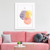 Silhouette Leinwanddruck (Insitu (Wohnzimmer))