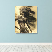 Silhouette Leinwanddruck (Insitu (Holzboden))