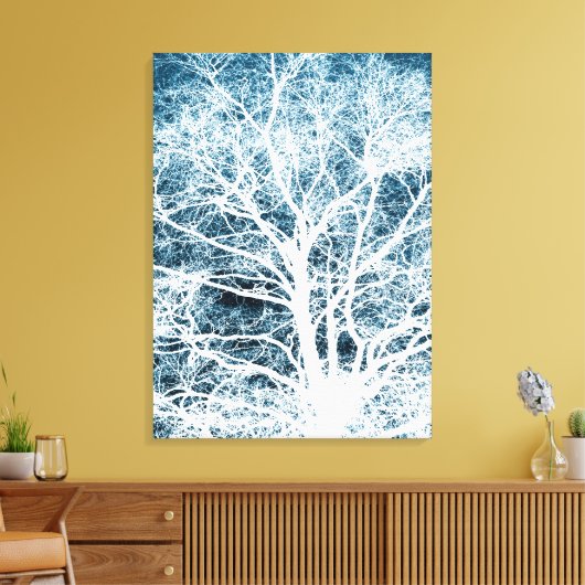 Silhouette Leinwanddruck (Insitu (Wohnzimmer))