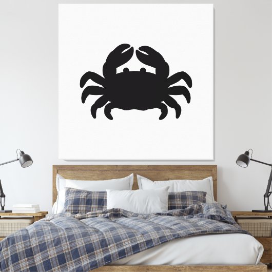 Silhouette Leinwanddruck (Insitu (Schlafzimmer))