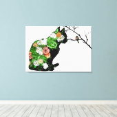 Silhouette Leinwanddruck (Insitu (Holzboden))