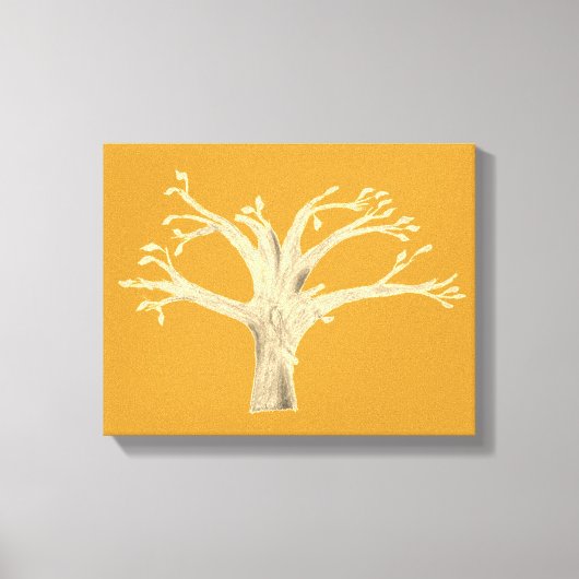 Silhouette Leinwanddruck (Vorderseite)