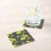 Silhouette Lemon Limon Moderne Hochzeit Rechteckiger Pappuntersetzer (Vor Ort)