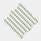 Silhouette Leopard Black und Green Geschenkschachtel (Ungefaltet)