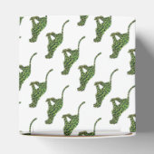Silhouette Leopard Black und Green Geschenkschachtel (Oben)
