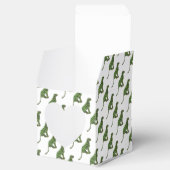 Silhouette Leopard Black und Green Geschenkschachtel (Geöffnet)