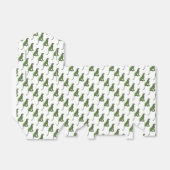 Silhouette Leopard Black und Green Geschenkschachtel (Ungefaltet)