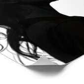 Silhouette Liebe Poster (Ecke)