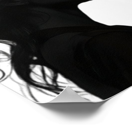 Silhouette Liebe Poster (Ecke)