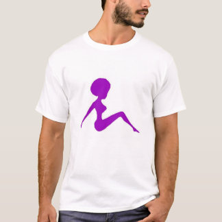 Silhouette lila T-Shirt