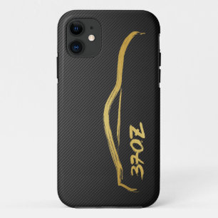 Silhouette-Logo des Gold370z mit Case-Mate iPhone Hülle